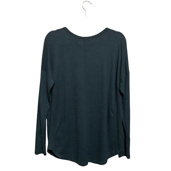 Abercrombie & Fitch Sweater Green Long Sleeve V-Neck Soft A&F Cozy XL Classic - Picture 6 of 14